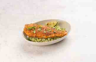 Creamy Avocado Salmon Bowl